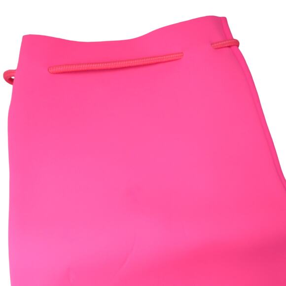 TRIANGL Hot Pink Neoprene Pullstring Backpack Sac Barbiecore - Picture 4 of 6